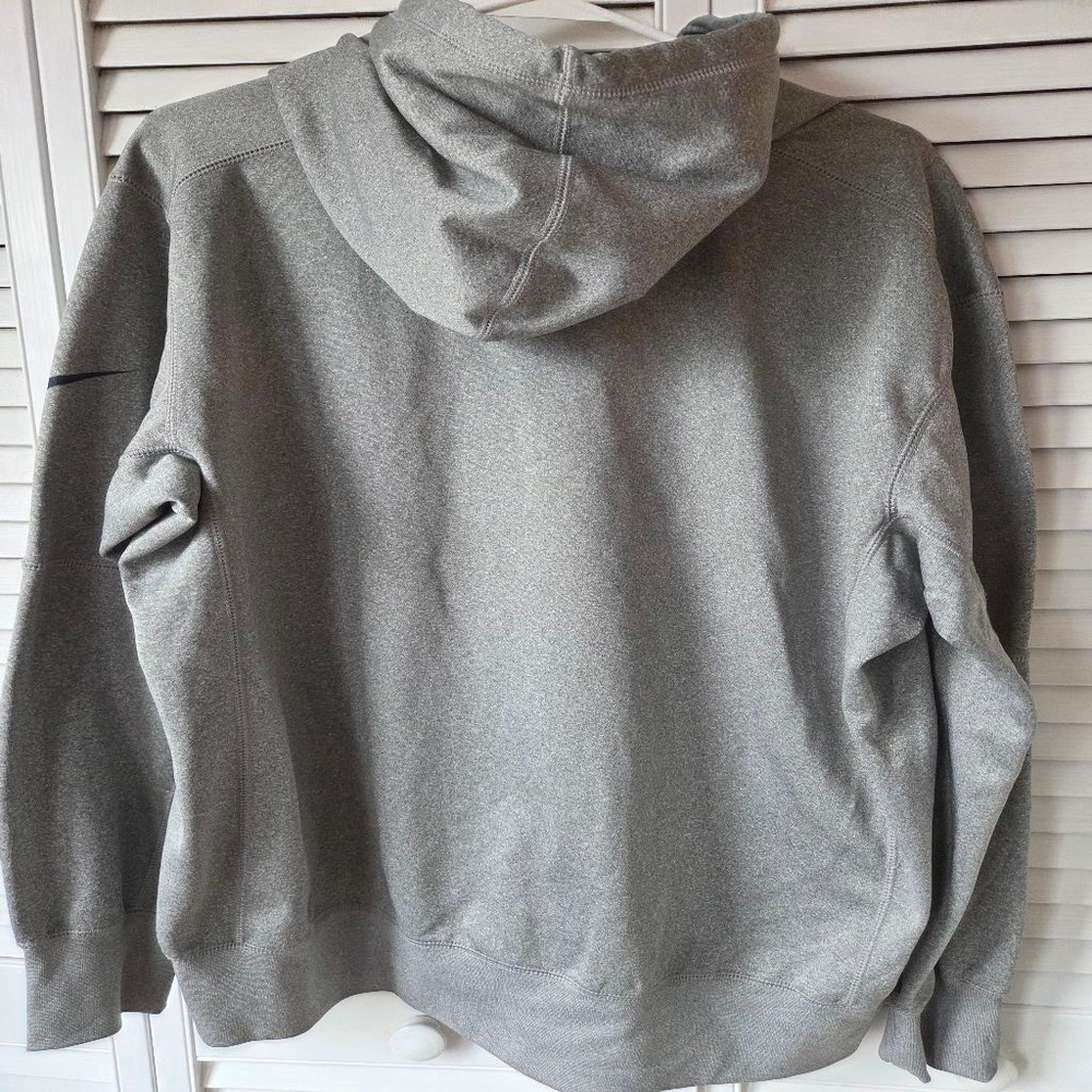 Men's Nike DRI-FIT Gray New England Patriots Hoodie L - Picture 6 of 12